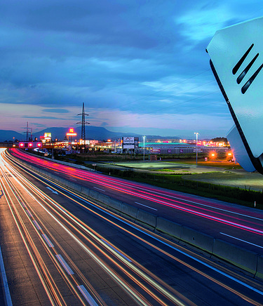 Die Abbildung zeigt ein e-Vignette Enforcement System